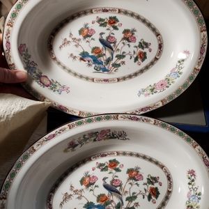 Wedgewood Kutani Crane Bone China Sevrving bowl